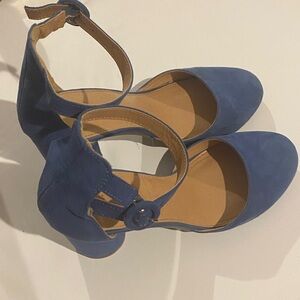 Lauren Conrad Blue Women's Ankle Strap Shoes